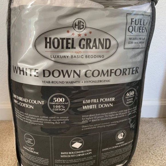 Hotel Grand Bedding New Hotel Grand White Down Comfortersize